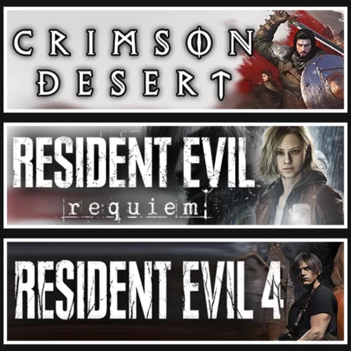  Crimson Desert +RE Requiem +Resident Evil 4